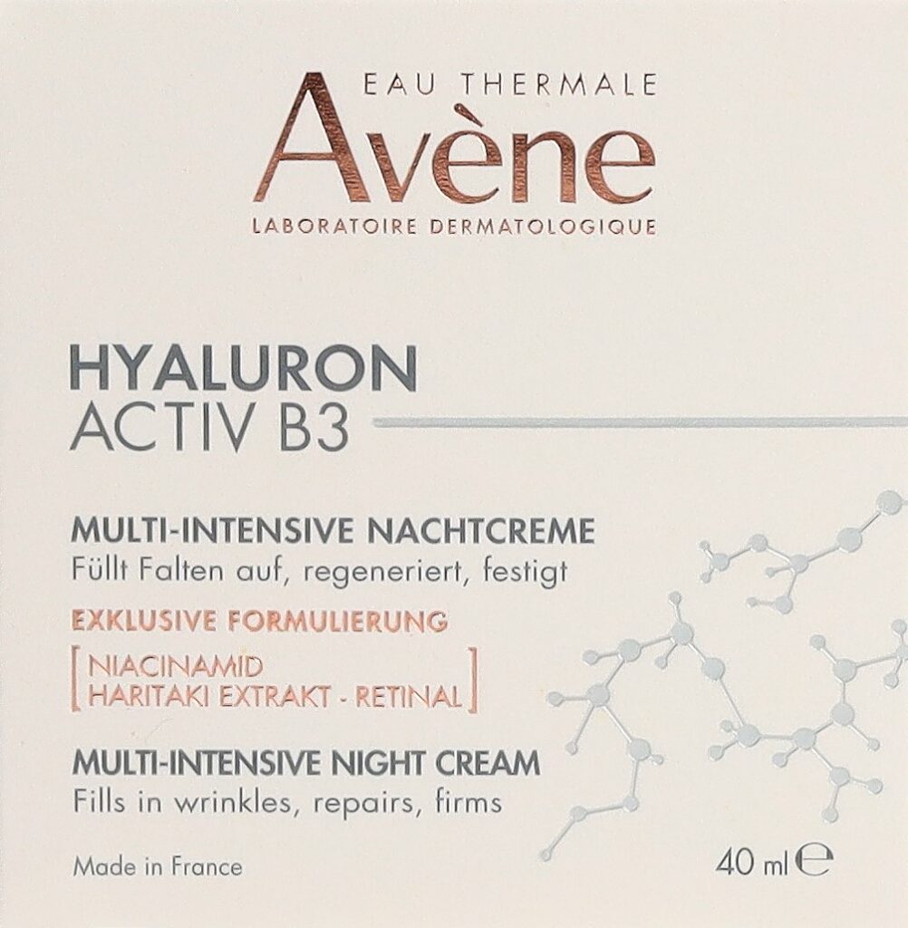 AVENE Hyaluron Activ B3 crème nuit fl 40 ml