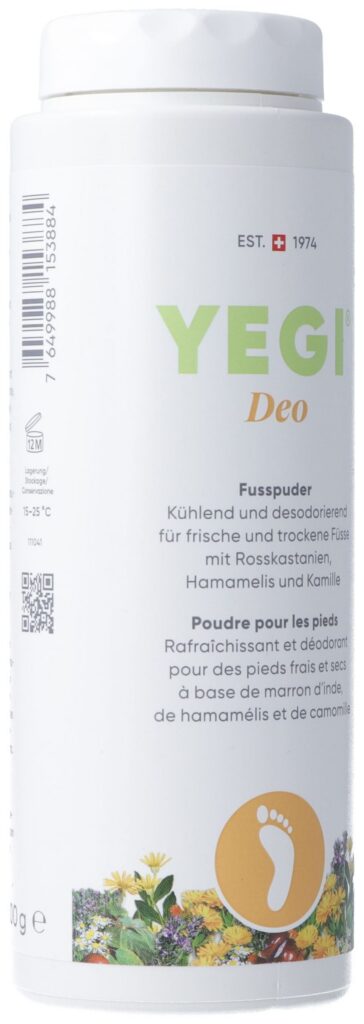 YEGI Poudre pour les pieds bte 100 g