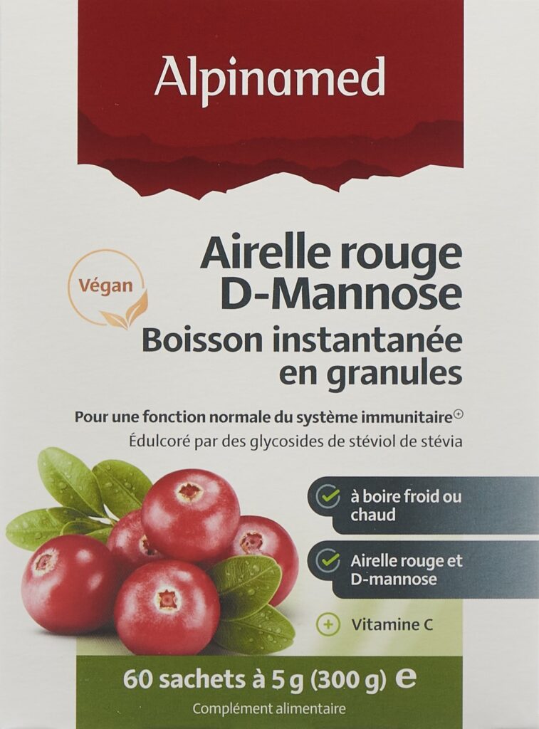 ALPINAMED Airelle rouge D-Mannose gran 60 sach 5 g