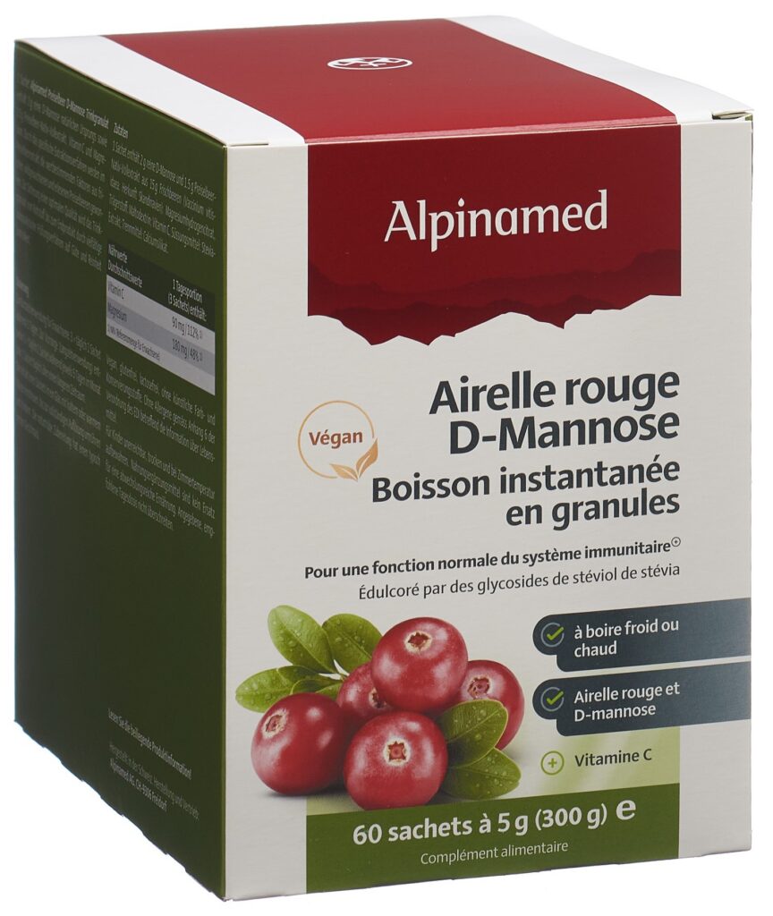 ALPINAMED Airelle rouge D-Mannose gran 60 sach 5 g
