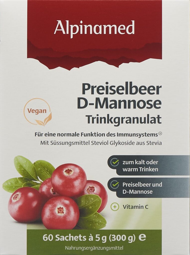 ALPINAMED Airelle rouge D-Mannose gran 60 sach 5 g