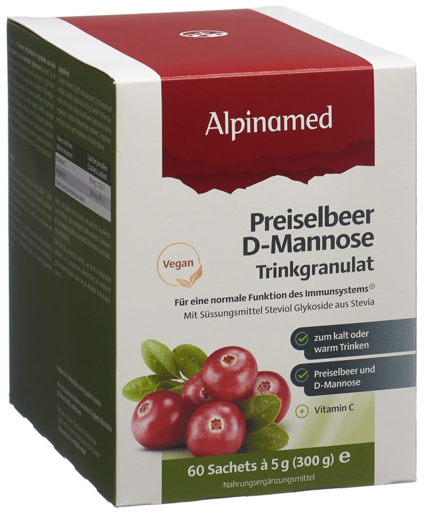 ALPINAMED Airelle rouge D-Mannose gran 60 sach 5 g