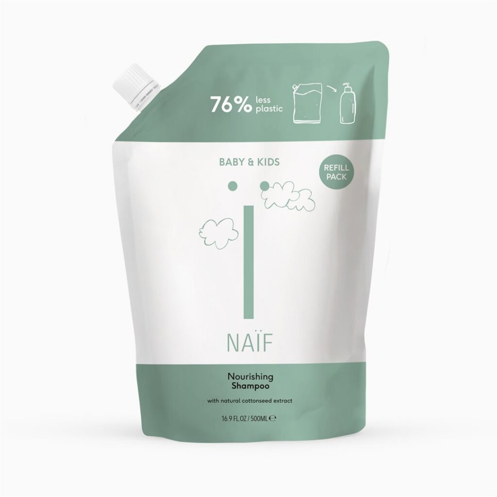 NAIF Baby & Kids Nourishing Shampoo refill 500 ml