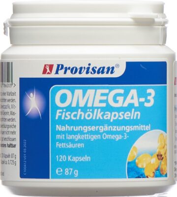 PROVISAN huile poisson omega 3 caps bte 120 pce