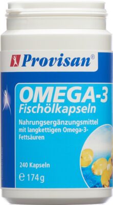 PROVISAN huile poisson omega 3 caps bte 240 pce