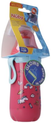 NUBY gobelet pop-up 360ml arrêt sportif ann lumin