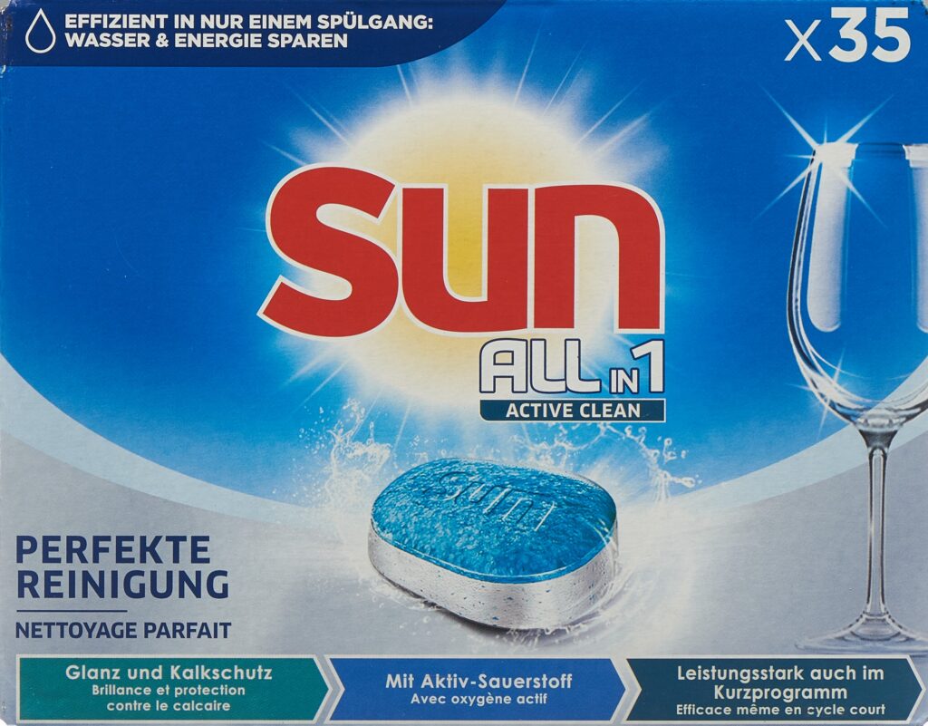SUN All-in-1 Active Clean tabs Regular box 35 pce