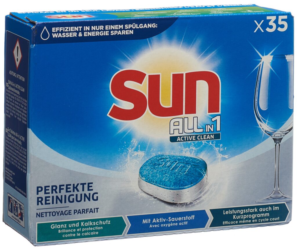 SUN All-in-1 Active Clean tabs Regular box 35 pce