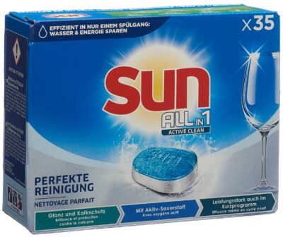 SUN All-in-1 Active Clean tabs Regular box 35 pce