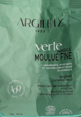 ARGILETZ argile verte pdr moulue fine sach 1 kg