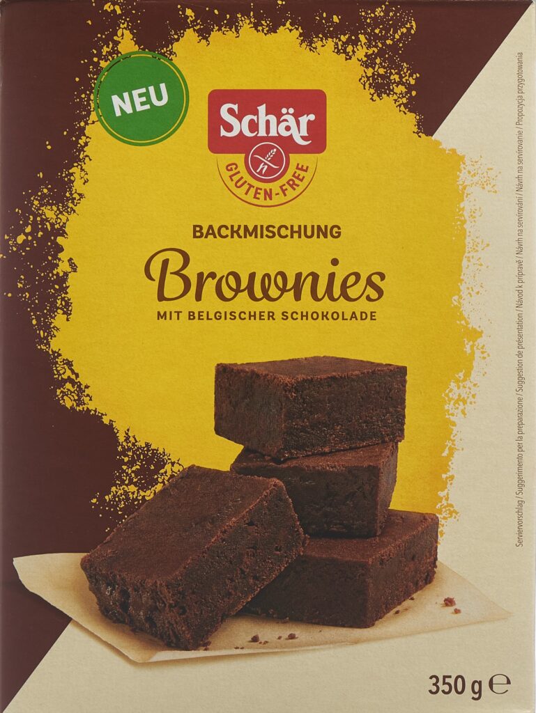 SCHÄR préparation pour brownies sans gluten 350 g