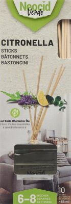 NEOCID VERDE citronella avec 10 bâtonnets fl 65 ml