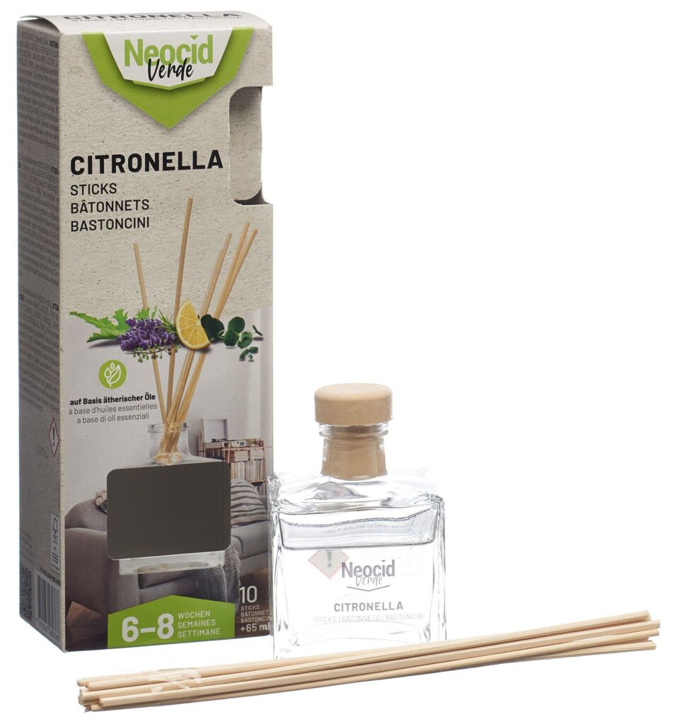 NEOCID VERDE citronella avec 10 bâtonnets fl 65 ml