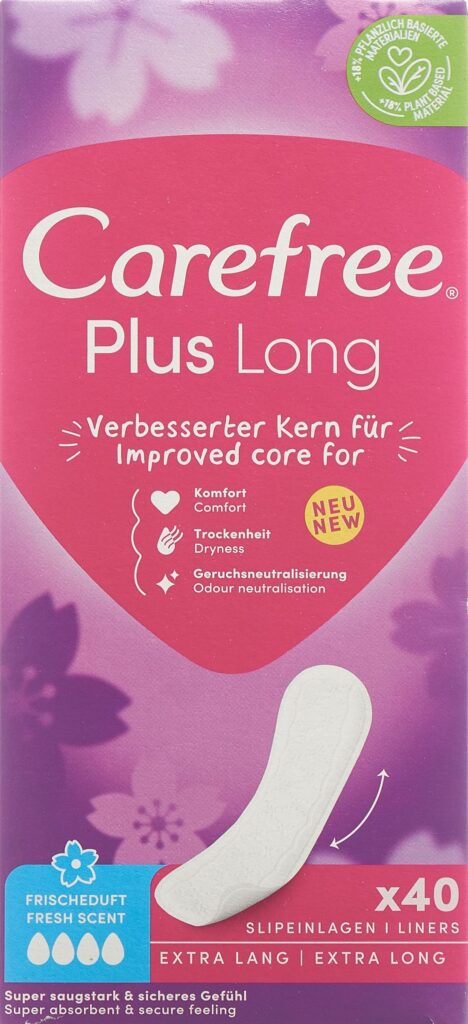 CAREFREE Plus Long Frischeduft 40 pce