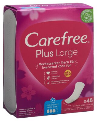 CAREFREE Plus Large Fresh carton 48 pce
