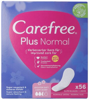 CAREFREE Plus Normal carton 56 pce