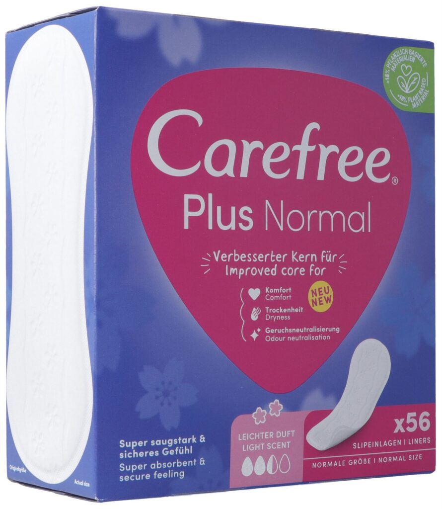 CAREFREE Plus Normal carton 56 pce