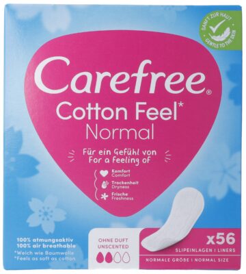 CAREFREE Cotton Feel carton 56 pce