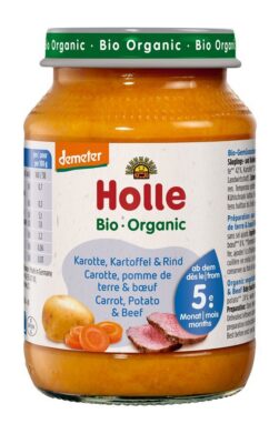 HOLLE carotte pomme de terre & boeuf 190 g