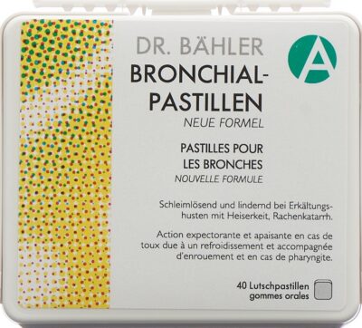 DR. BÄHLER pastilles bronches nouv formule 40 pce