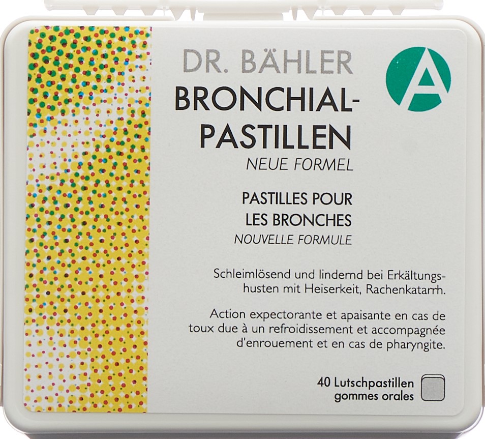 DR. BÄHLER pastilles bronches nouv formule 40 pce