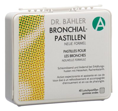 DR. BÄHLER pastilles bronches nouv formule 40 pce