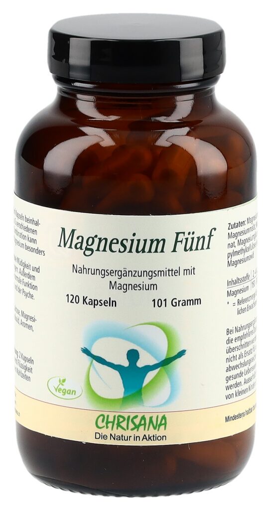 CHRISANA Magnesium cinq caps bte 120 pce