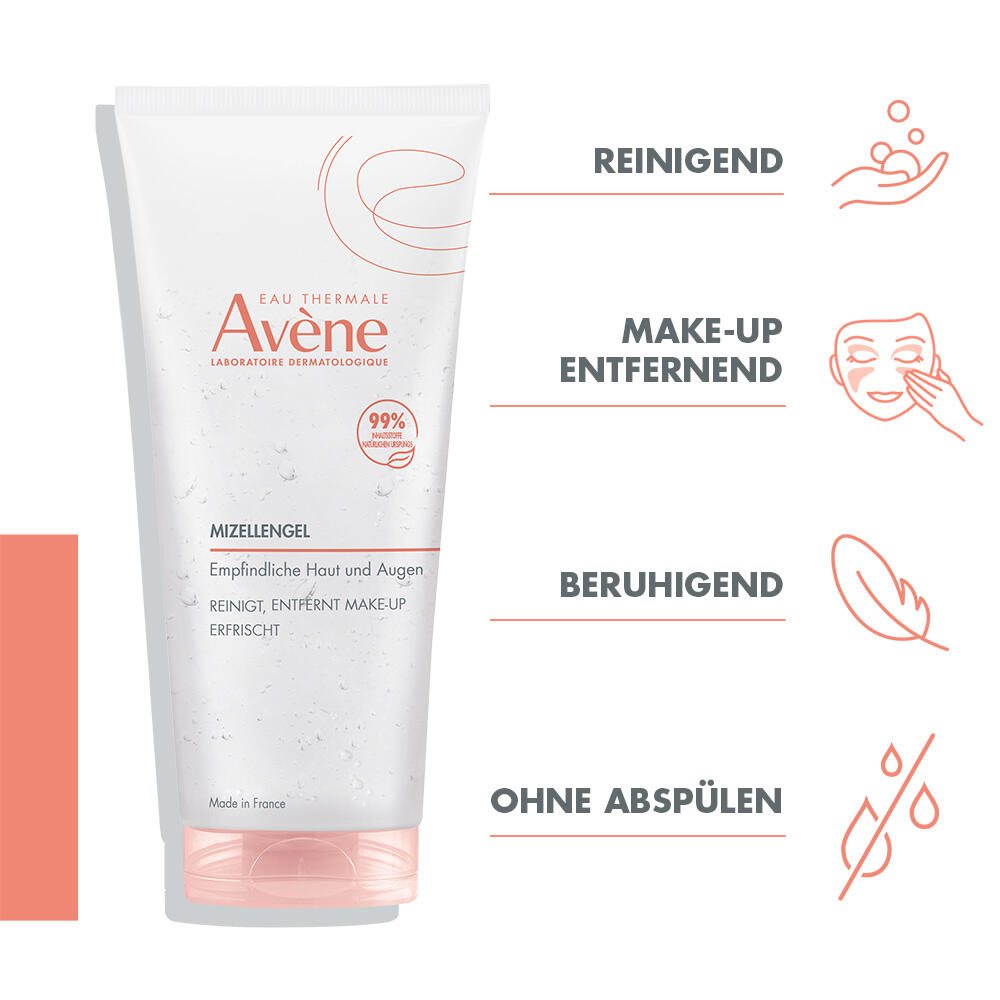 AVENE Gelée micellaire démaquillante fl 200 ml