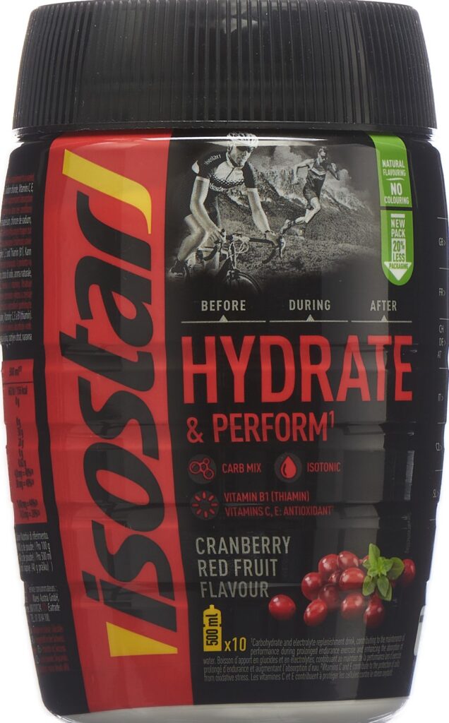 ISOSTAR Hydrate & Perform pdr Cranberry bte 400 g