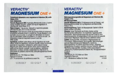 VERACTIV Magnesium One+ sach 30 pce