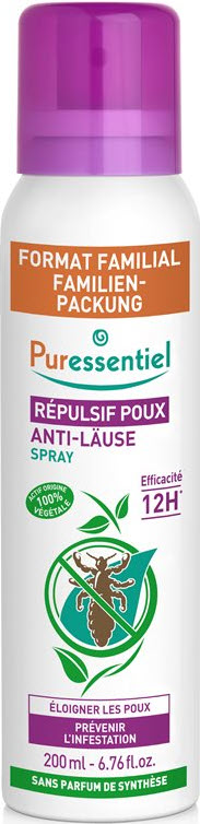 PURESSENTIEL anti-poux spr répulsif famili 200 ml