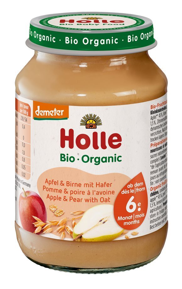 HOLLE pomme & poire avec avione 190 g
