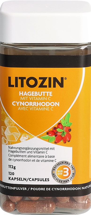 LITOZIN poudre de cynorrhodon caps (nouv) 120 pce