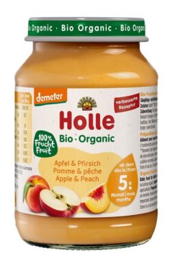 HOLLE pomme & pêche 190 g
