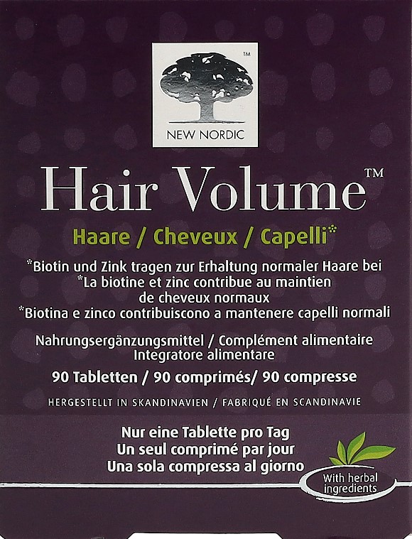 NEW NORDIC Hair Volume cpr 90 pce