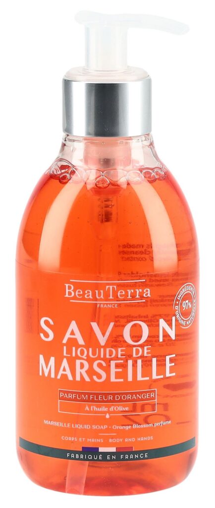 BEAUTERRA savon Marseille liq fleur orang 300 ml