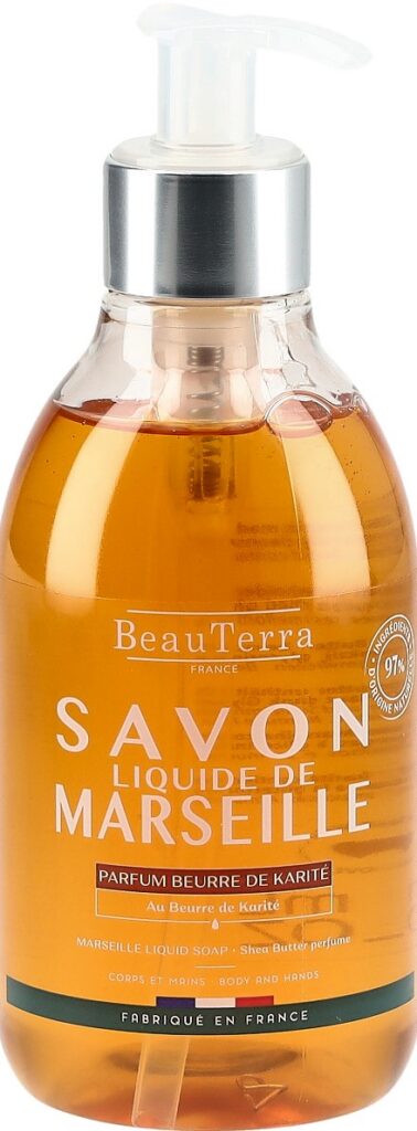 BEAUTERRA savon Marseille liq beurre kari 300 ml