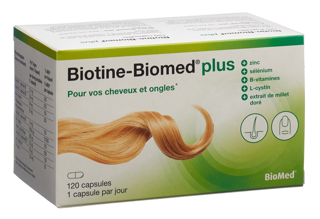 BIOTINE Biomed plus caps 120 pce