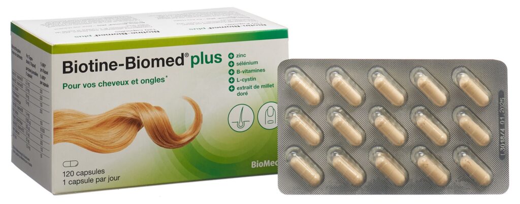 BIOTINE Biomed plus caps 120 pce