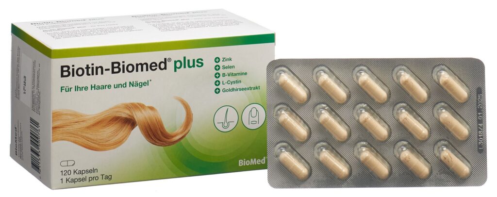 BIOTINE Biomed plus caps 120 pce