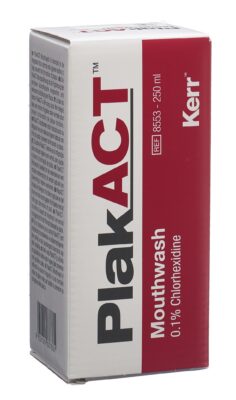 PLAKACT bain de bouche 0.1 % chlorhexidine 250 ml