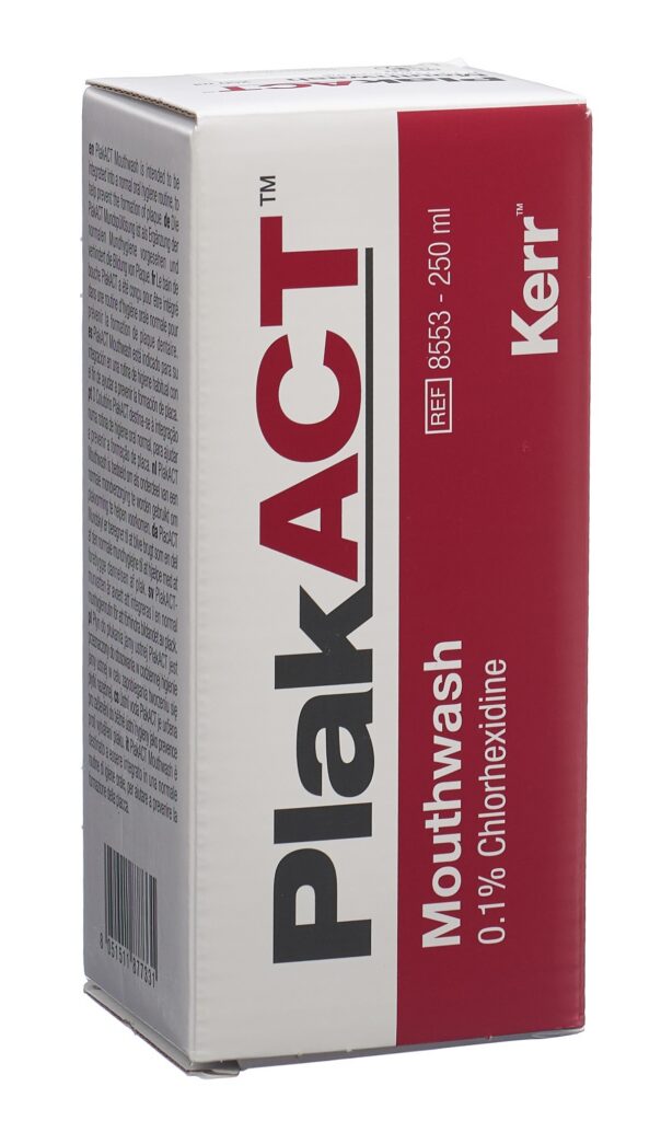 PLAKACT bain de bouche 0.1 % chlorhexidine 250 ml