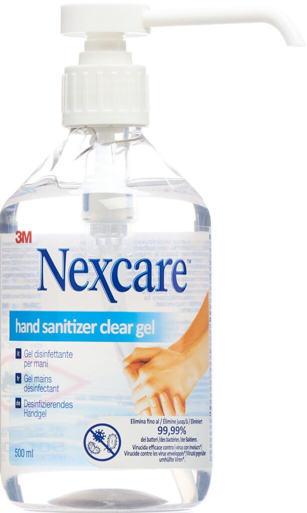 3M NEXCARE gel mains antiseptique fl 500 ml