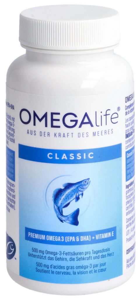OMEGA-LIFE Classic caps 500 mg bte 60 pce