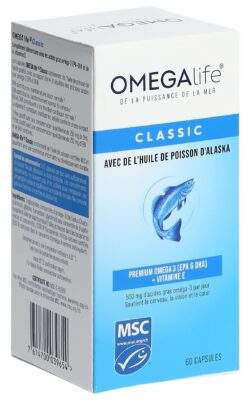 OMEGA-LIFE Classic caps 500 mg bte 60 pce
