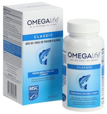 OMEGA-LIFE Classic caps 500 mg bte 60 pce