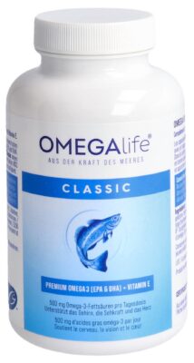 OMEGA-LIFE Classic caps 500 mg bte 120 pce