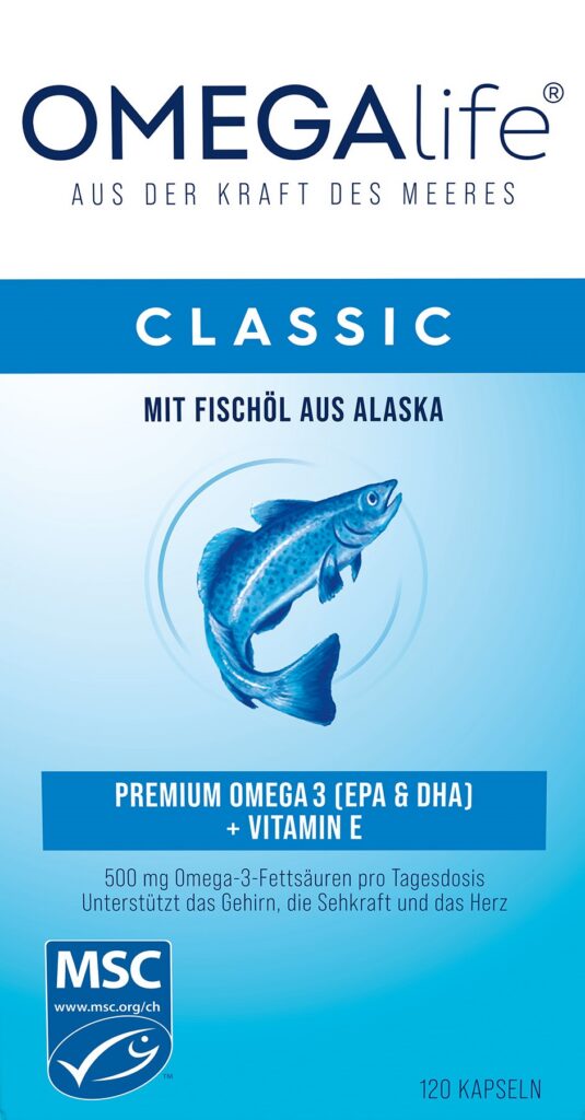 OMEGA-LIFE Classic caps 500 mg bte 120 pce