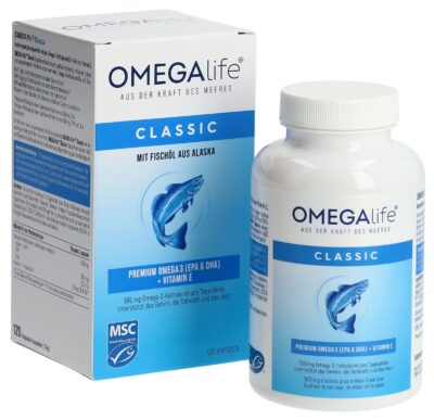 OMEGA-LIFE Classic caps 500 mg bte 120 pce