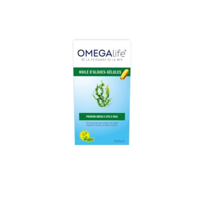 OMEGA-LIFE huile d'algues caps bte 120 pce
